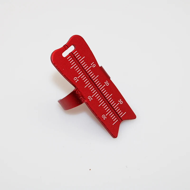 1 pcs Dental Rulers Aluminium Dentist Endo Finger Rulers Measure Scale Endodontic Dental Instruments Finger Ruler Measuring Tool