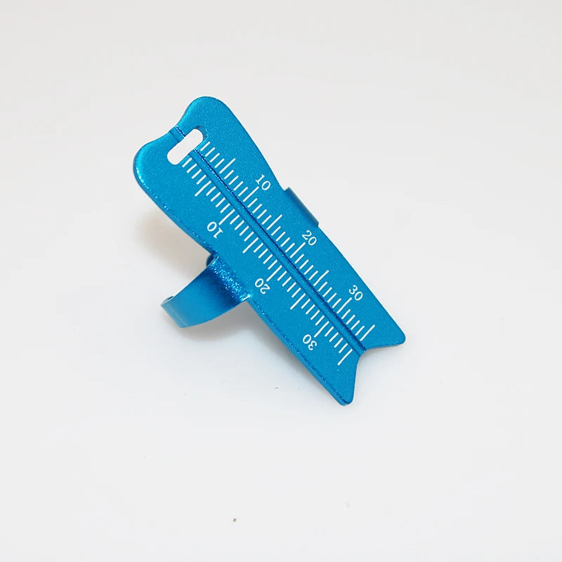 1 pcs Dental Rulers Aluminium Dentist Endo Finger Rulers Measure Scale Endodontic Dental Instruments Finger Ruler Measuring Tool