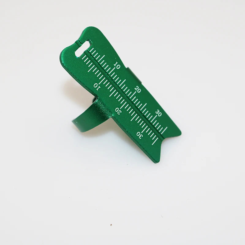 1 pcs Dental Rulers Aluminium Dentist Endo Finger Rulers Measure Scale Endodontic Dental Instruments Finger Ruler Measuring Tool