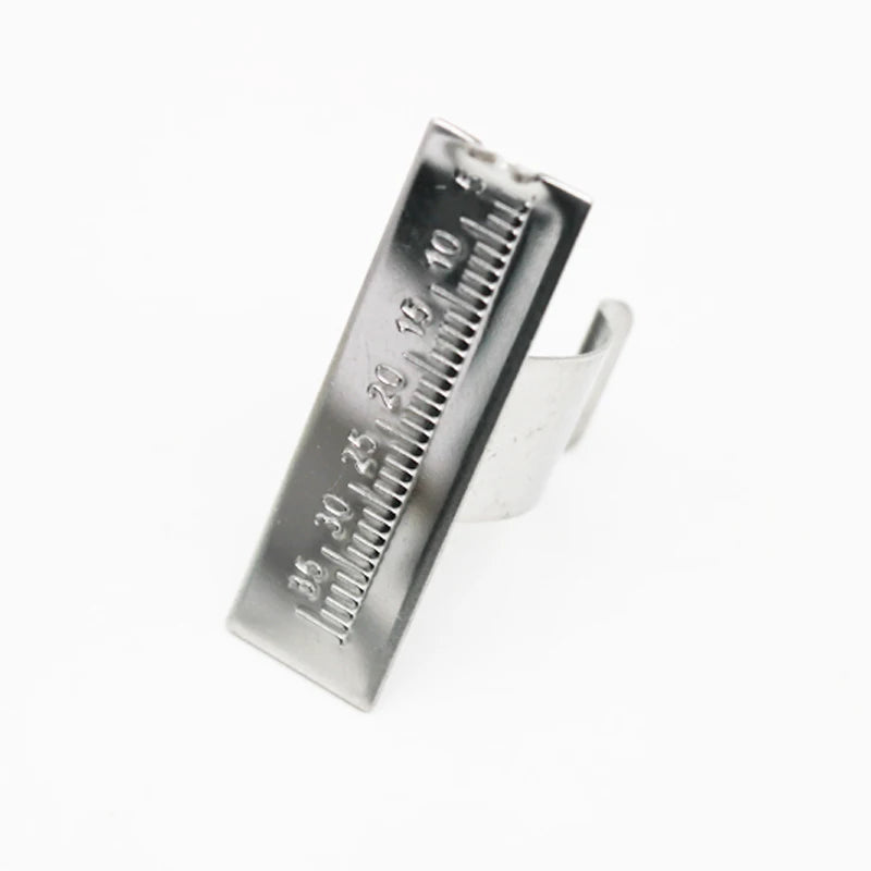 1 pcs Dental Rulers Aluminium Dentist Endo Finger Rulers Measure Scale Endodontic Dental Instruments Finger Ruler Measuring Tool