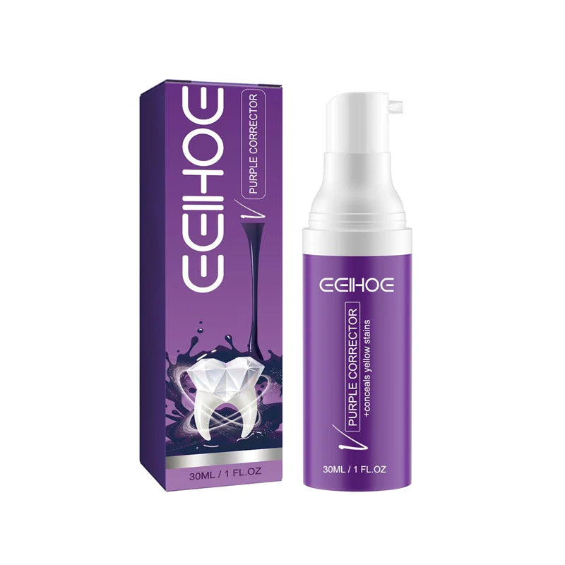 30ml V34 SmileKit Purple Toothpaste Removes Tartar Clean Oral Hygiene Fresh Breath Whitening Teeth Care Products