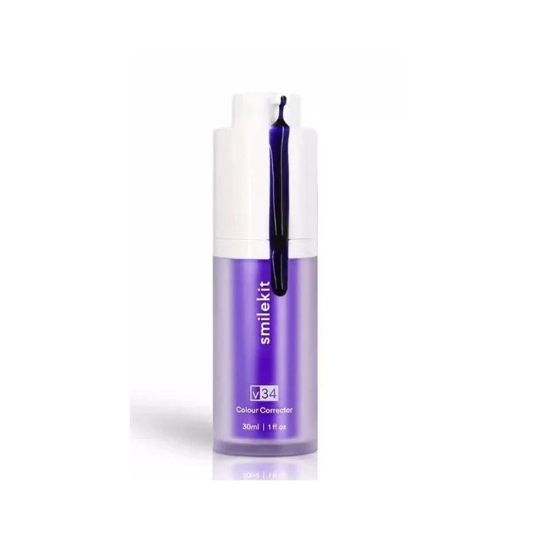 30ml V34 SmileKit Purple Toothpaste Removes Tartar Clean Oral Hygiene Fresh Breath Whitening Teeth Care Products