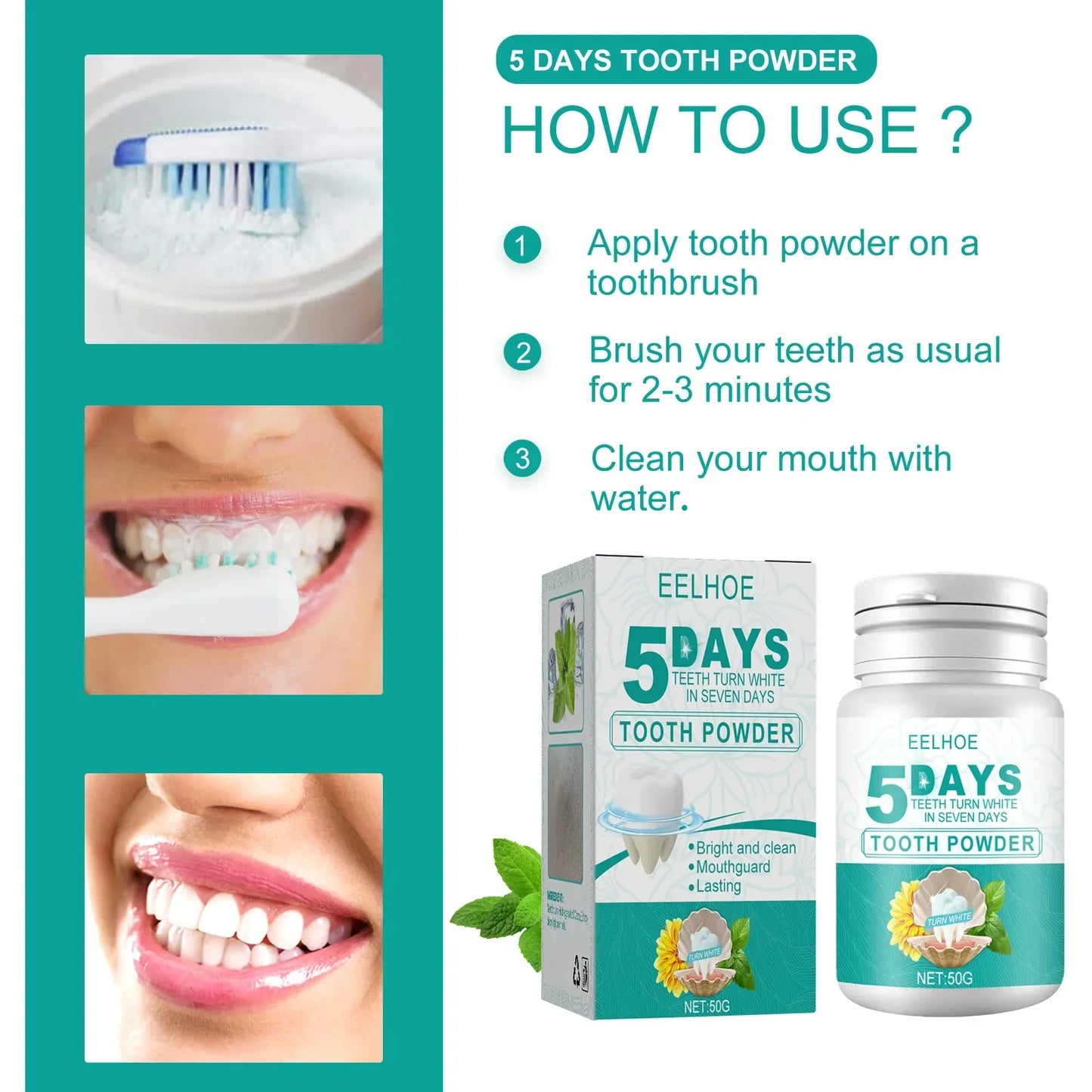 sixteen Teeth Whitening Powder