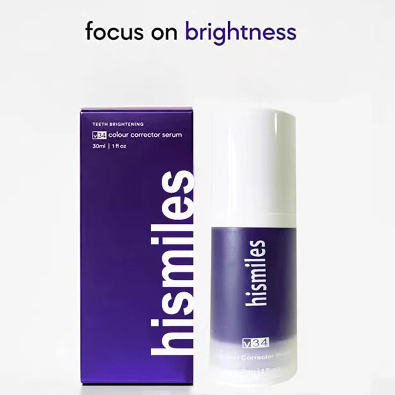 30ml V34 SmileKit Purple Toothpaste Removes Tartar Clean Oral Hygiene Fresh Breath Whitening Teeth Care Products