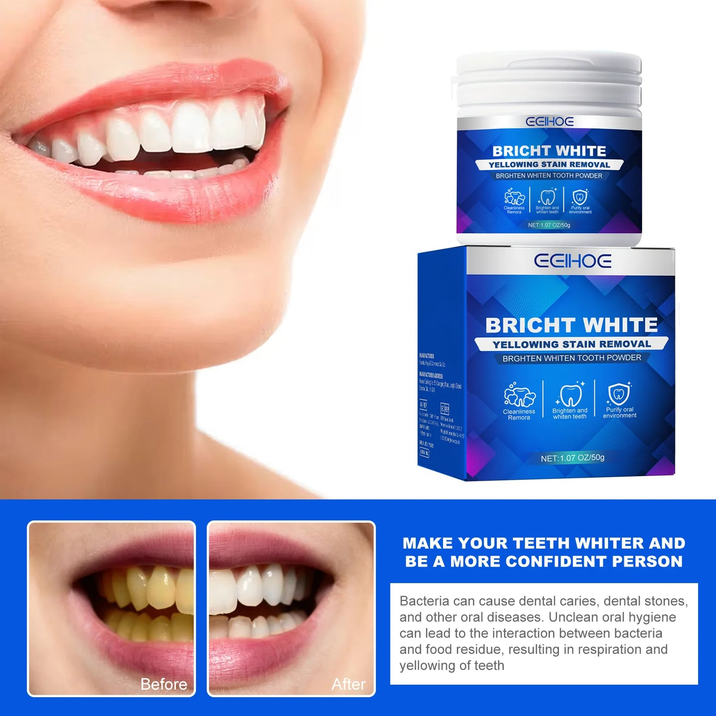 Sixteen Teeth Bleaching Powder