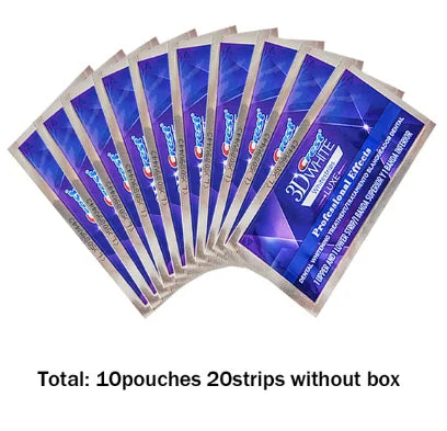 White Teeth Whitening Strips 3D White Professional Effects Tooth Bleaching Strip Dental kit Oral Hygiene Care Whitestrips
